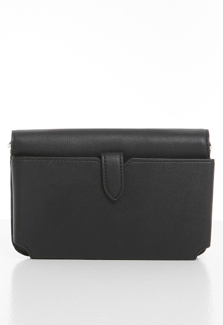 GUESS - Noelle xbody flap organizer - black