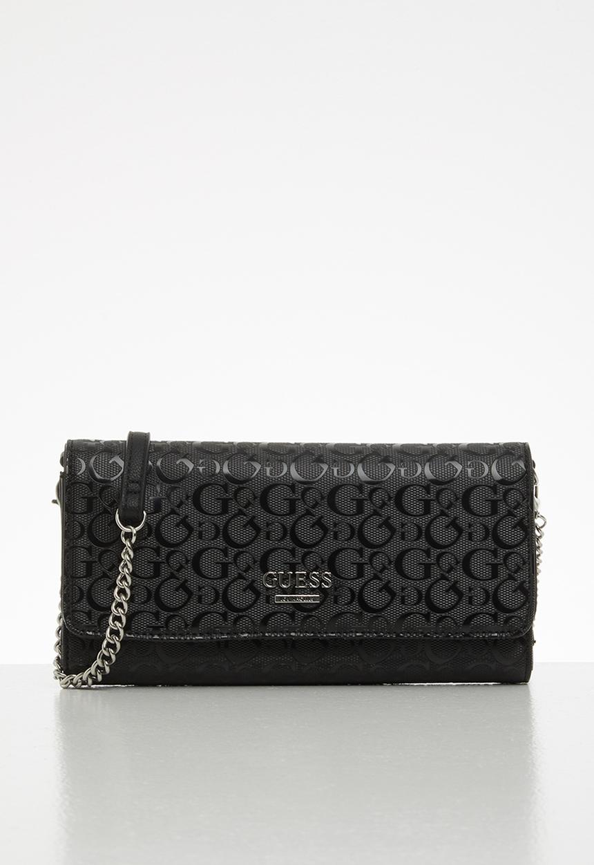 GUESS - Campos mini crossbody flap - black