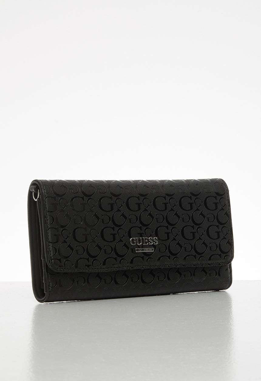 GUESS - Campos mini crossbody flap - black