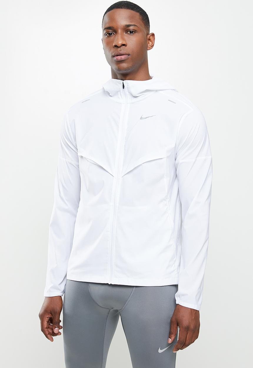 新品bibiy. NELLY WINDBREAKER TOP ホワイト Nk rpl uv windrnner jkt - white/reflective silv