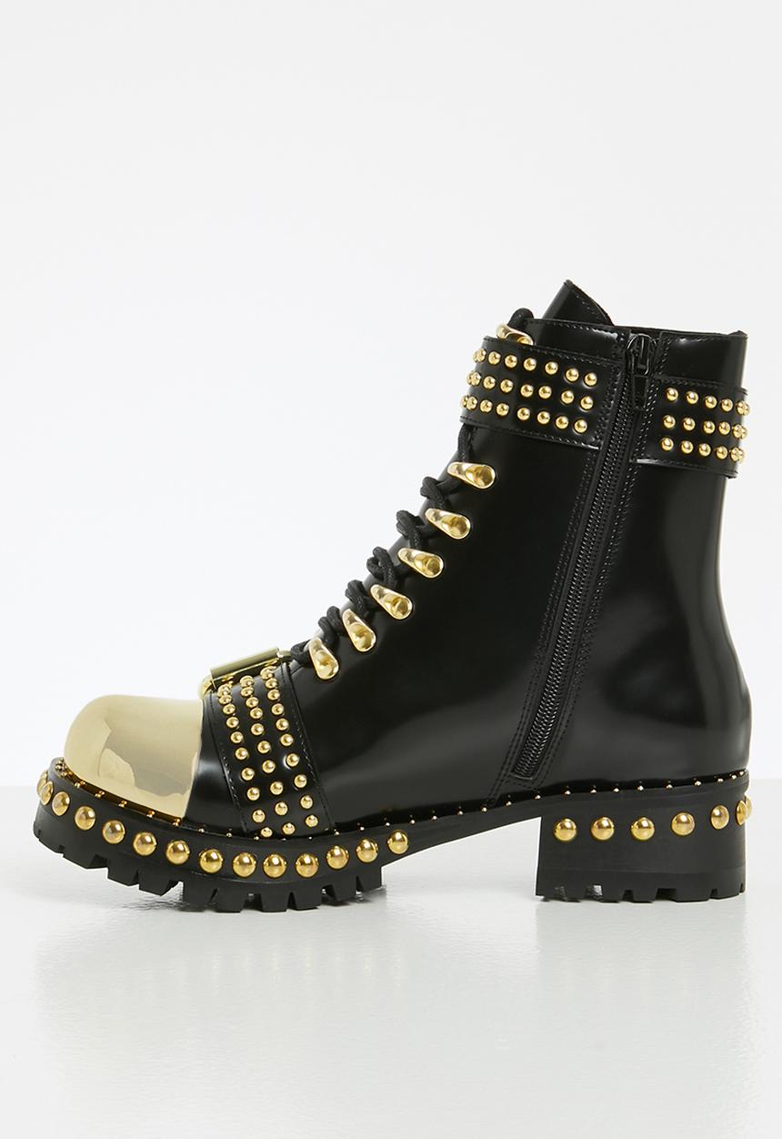 Jeffrey Campbell - Gustine-st - black & gold 