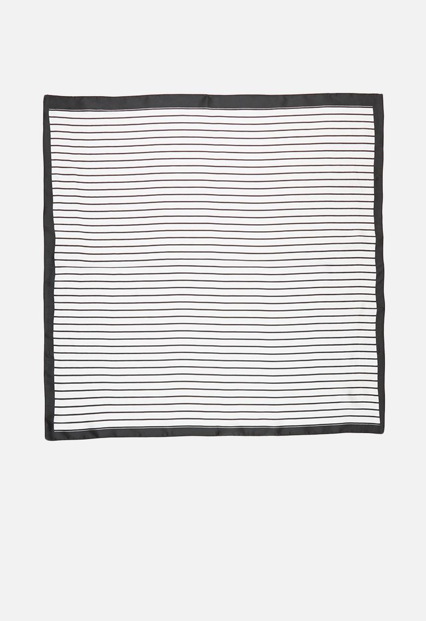 Superbalist - Monochrome neckerchief - black & white