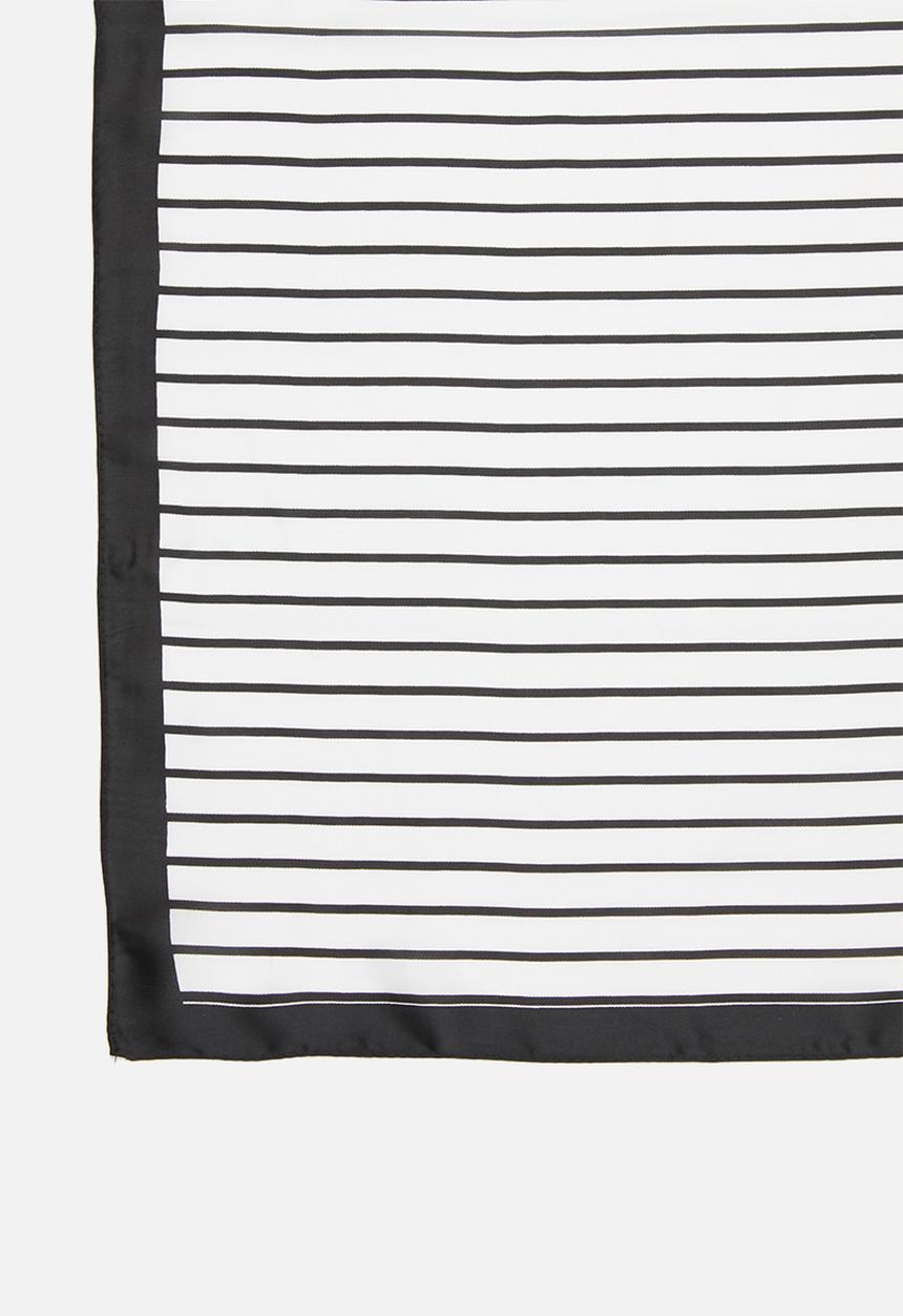Superbalist - Monochrome neckerchief - black & white