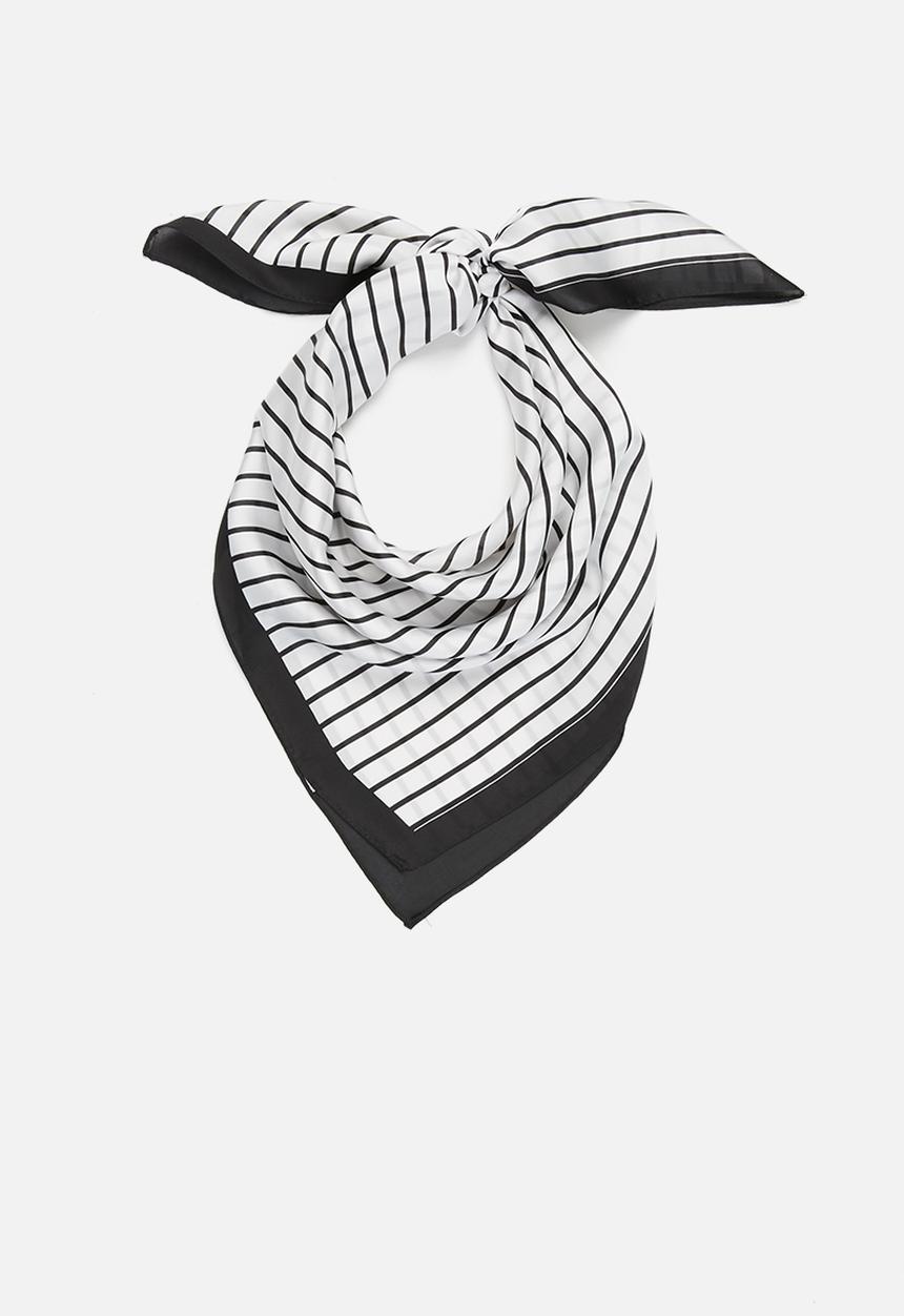 Superbalist - Monochrome neckerchief - black & white