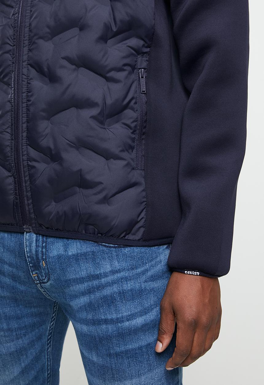 SOVIET - Spitfire raglan sleeve quilted jacket - navy