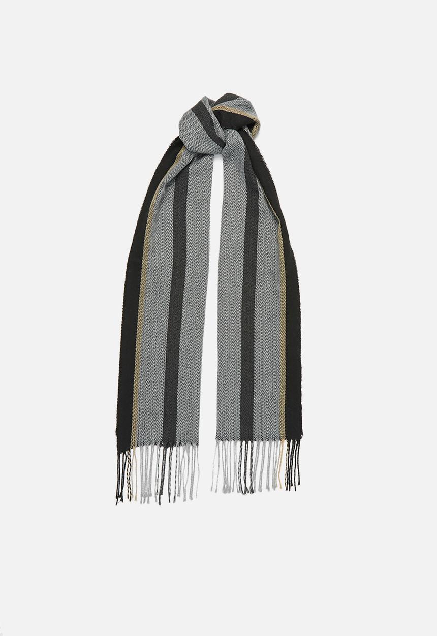 Superbalist - Knitted fringed scarf - multi