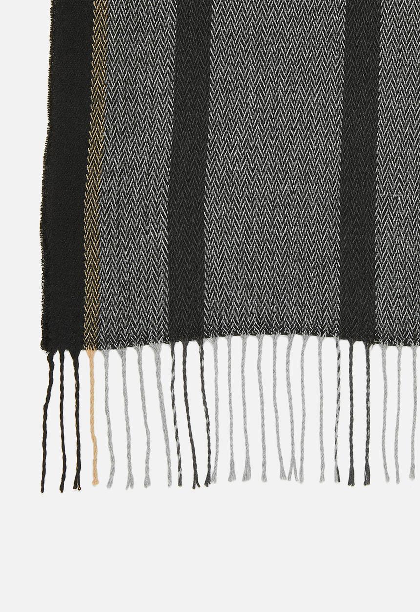 Superbalist - Knitted fringed scarf - multi