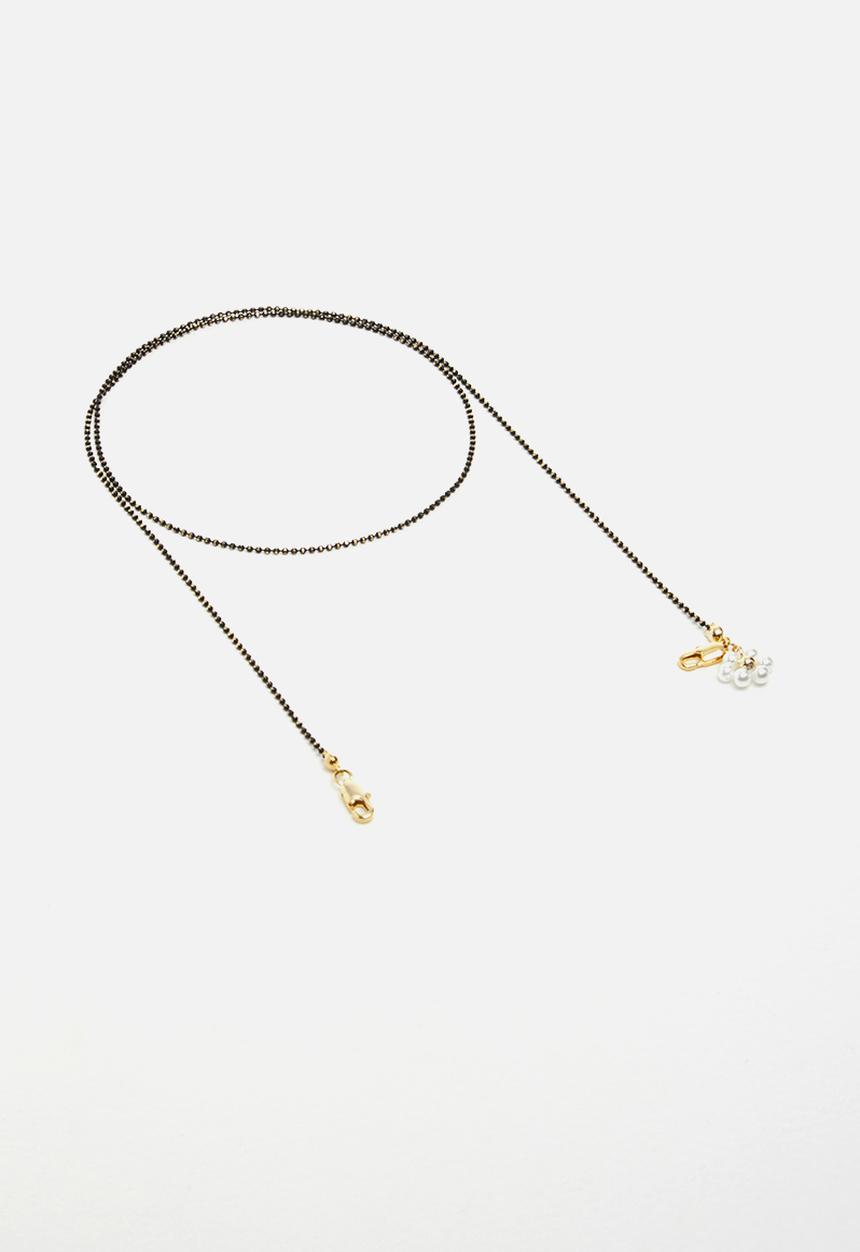 Superbalist - Small bead mask chain - brown