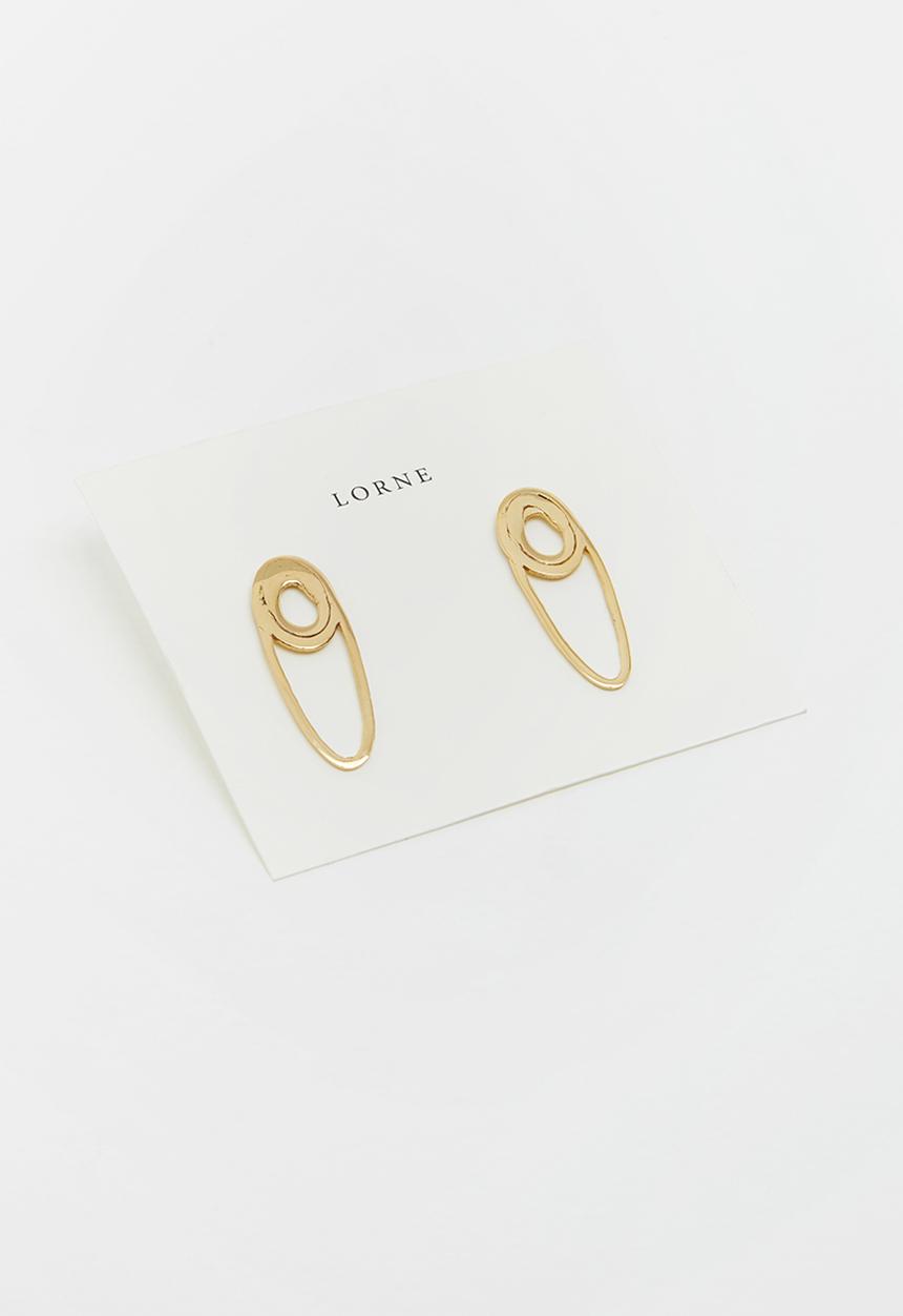 Lorne - Tamamushi earring - gold