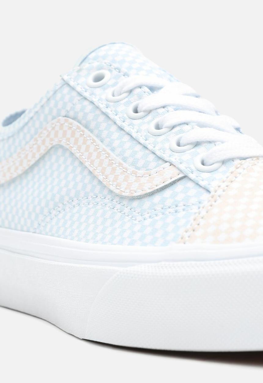 Vans - Ua old skool tapered - (pastel checkerboard) ballad blue/sin-linever peony