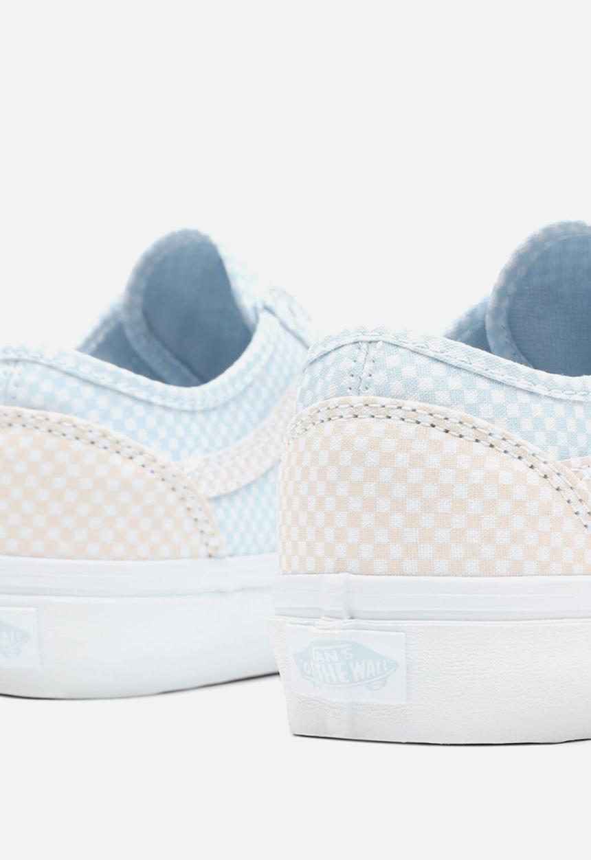 Vans - Ua old skool tapered - (pastel checkerboard) ballad blue/sin-linever peony