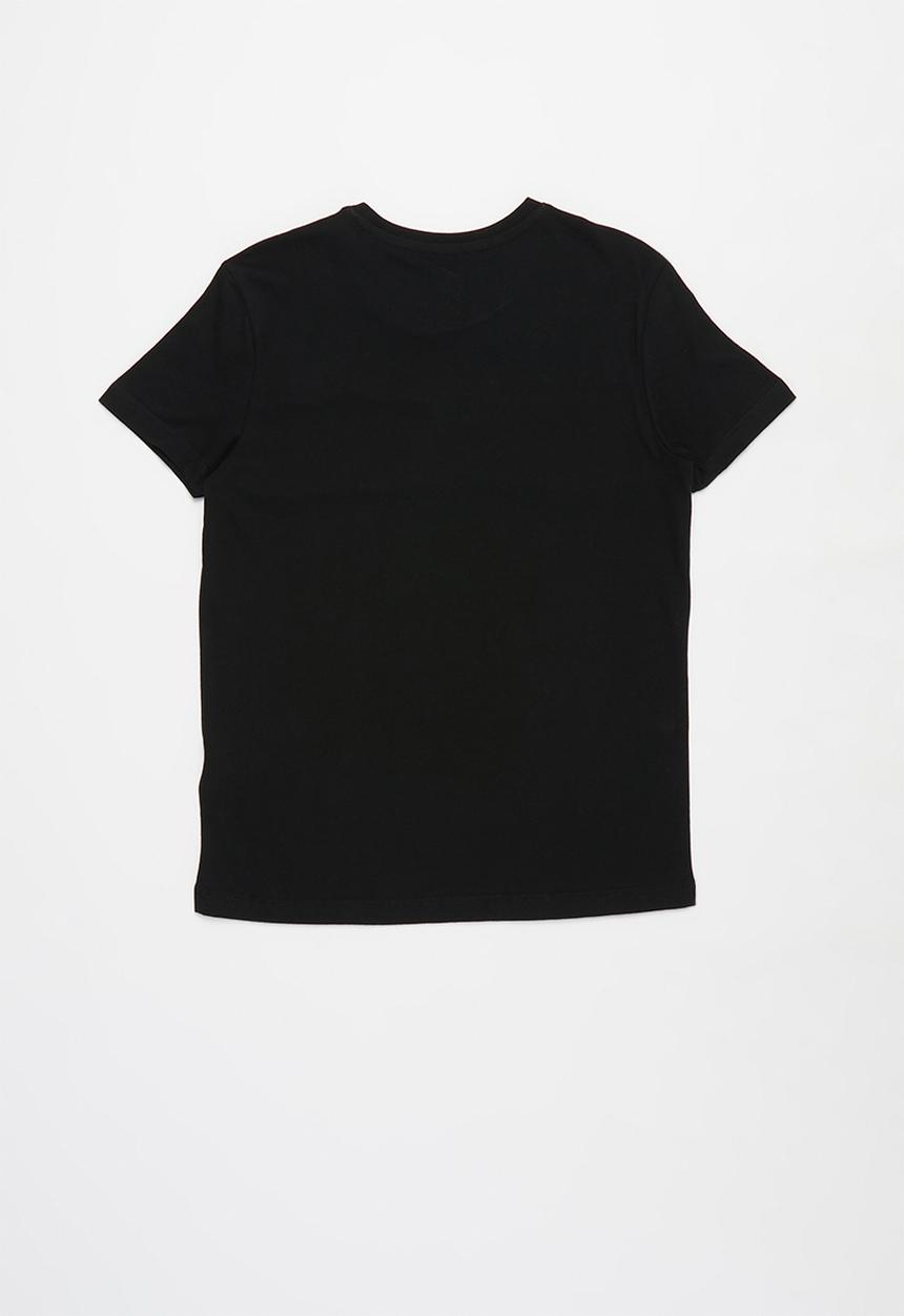 POLO - Boys logan cut & sew short sleeve tee - black