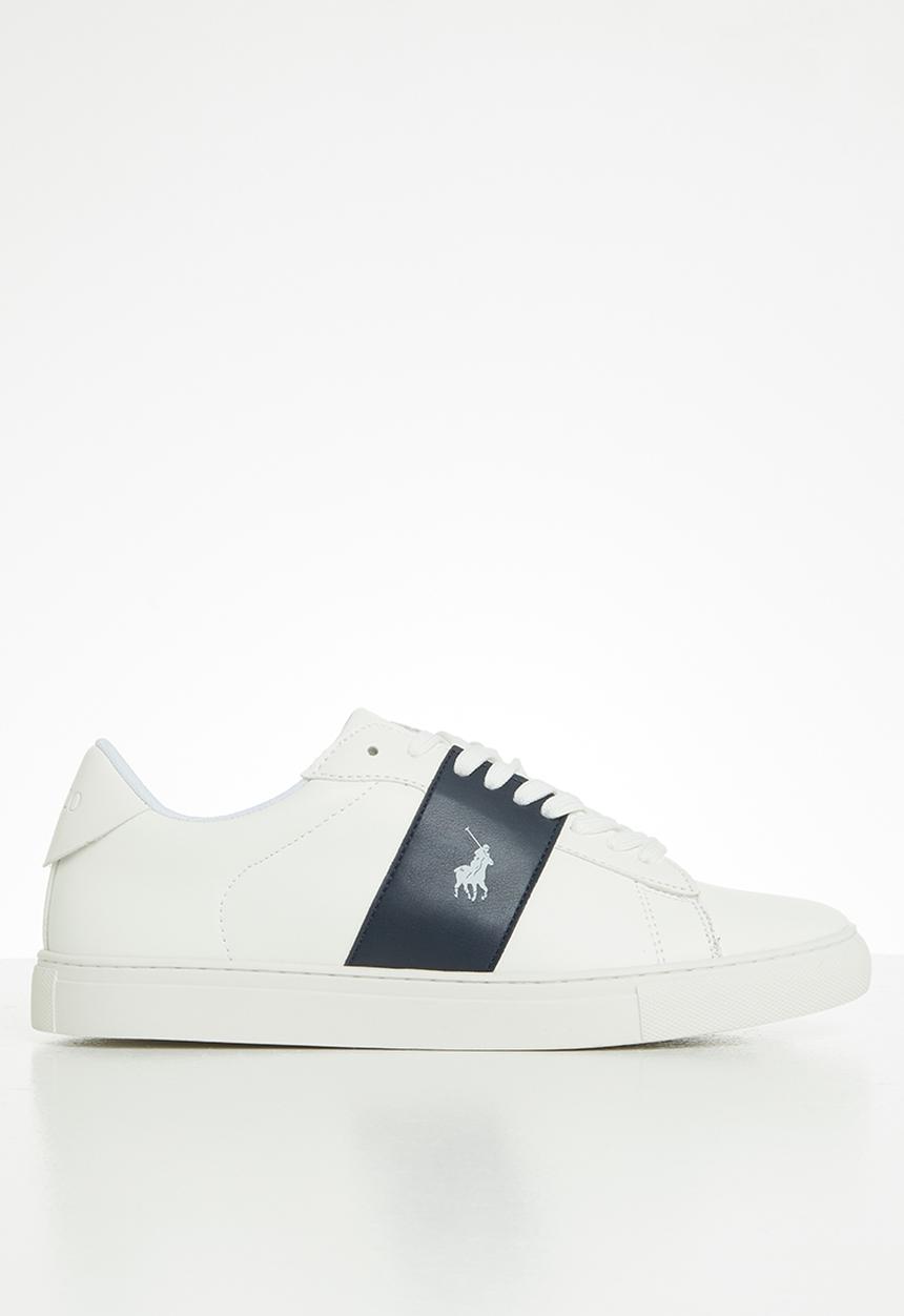 POLO - Giselle side flash sneaker - navy & white