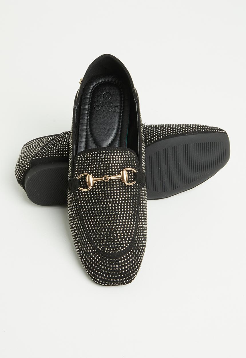 POLO - Cleo gem loafer - black