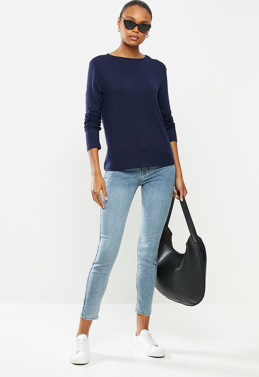 POLO - Toronto long sleeve basic t-shirt - navy