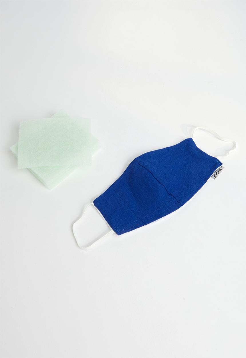 Jockey - Kids reusable cotton face mask - blue