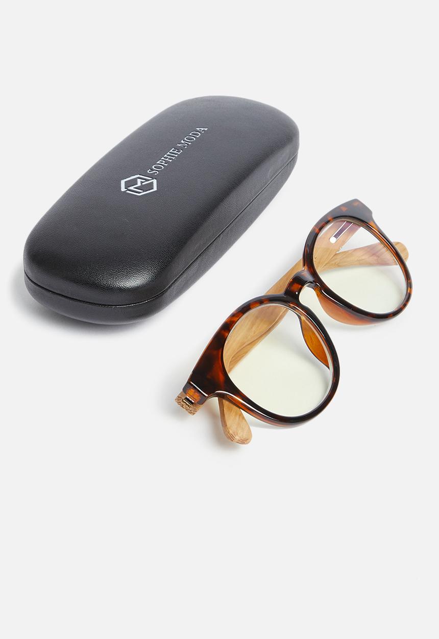 Sophie Moda - Reading glasses bamboo collection - tortoise