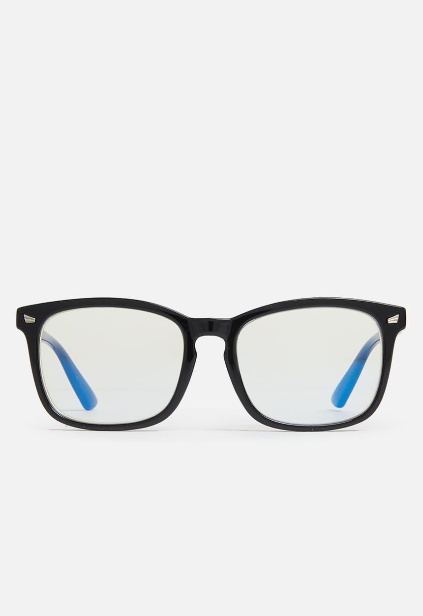Sophie Moda - Anti-blue light classic colourful fashion - black