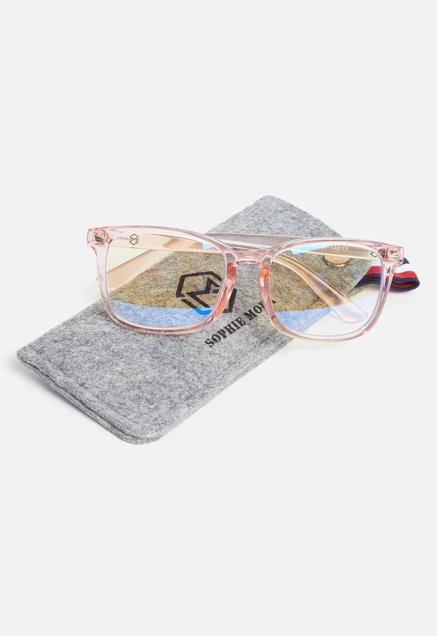 Sophie Moda - Anti-blue light classic colourful fashion - light pink