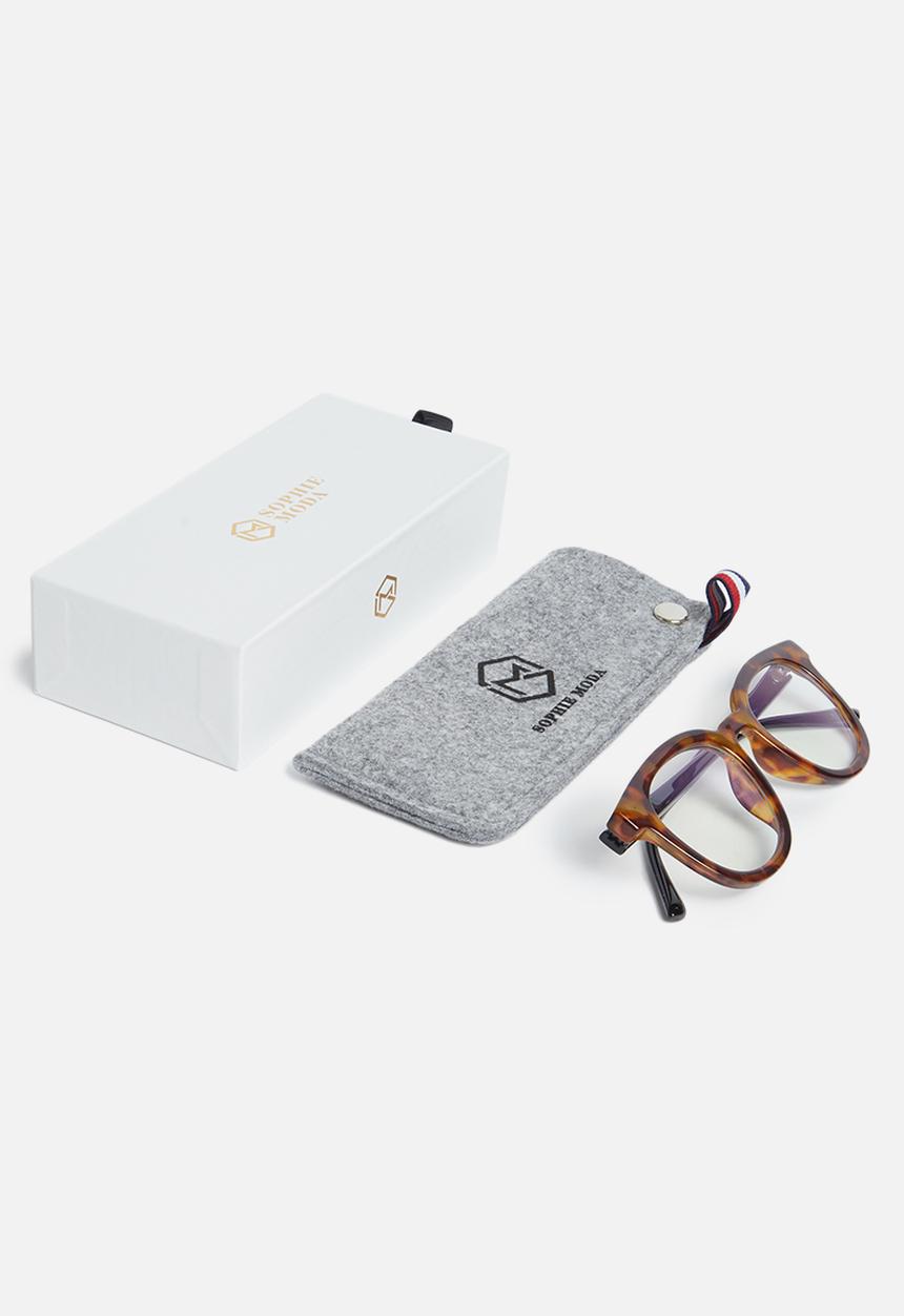 Sophie Moda - Photochromic  & mild anti blue-light: arbour collection - brown
