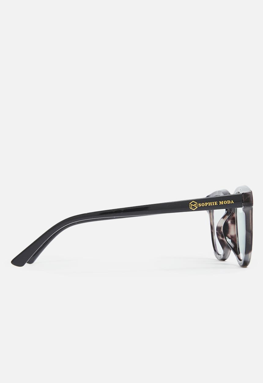 Sophie Moda - Photochromic  & mild anti blue-light: arbour collection - black