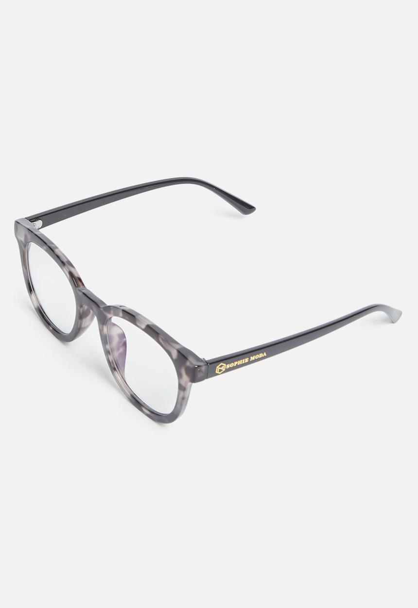 Sophie Moda - Photochromic  & mild anti blue-light: arbour collection - black
