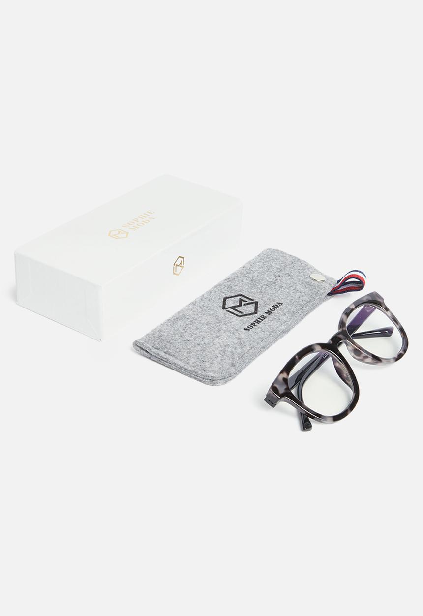 Sophie Moda - Photochromic  & mild anti blue-light: arbour collection - black