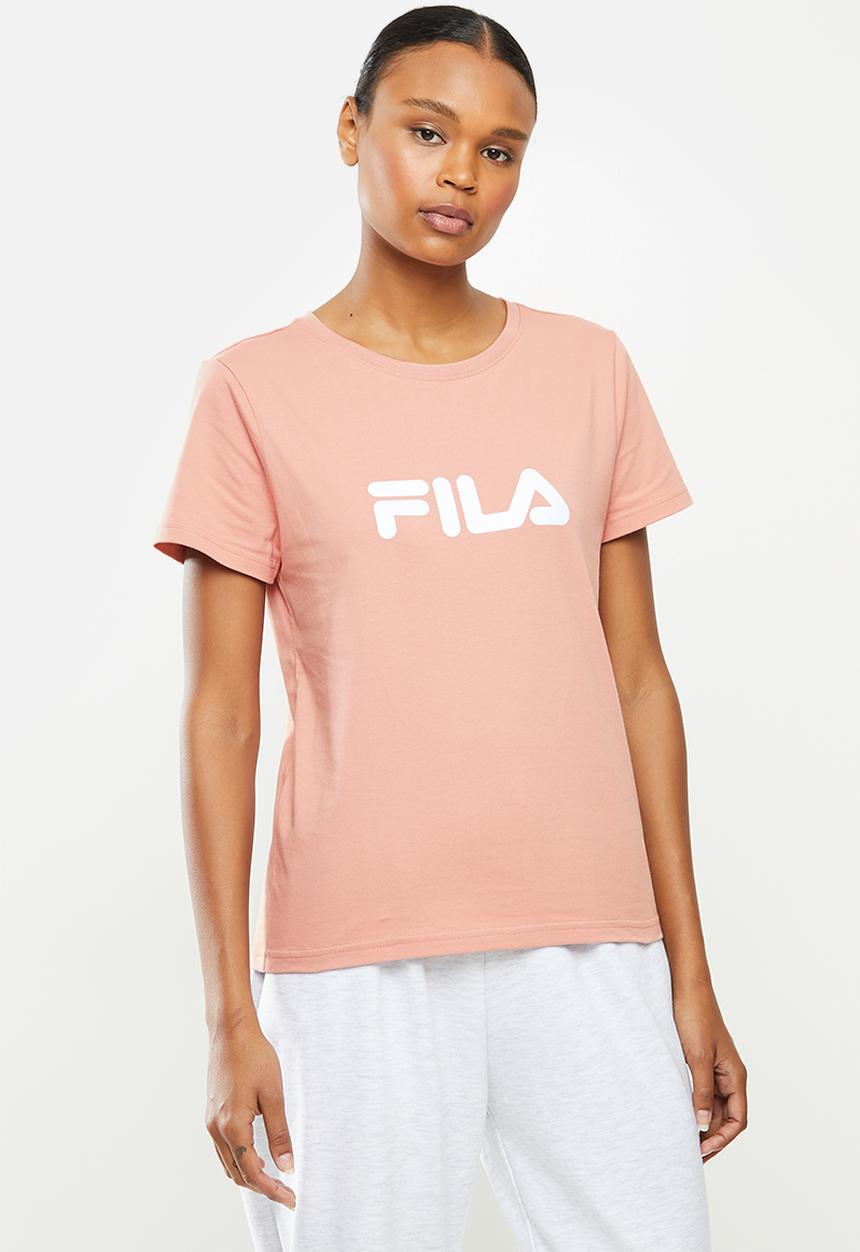 FILA - Mono deckle standard t-shirt - dusty pink 