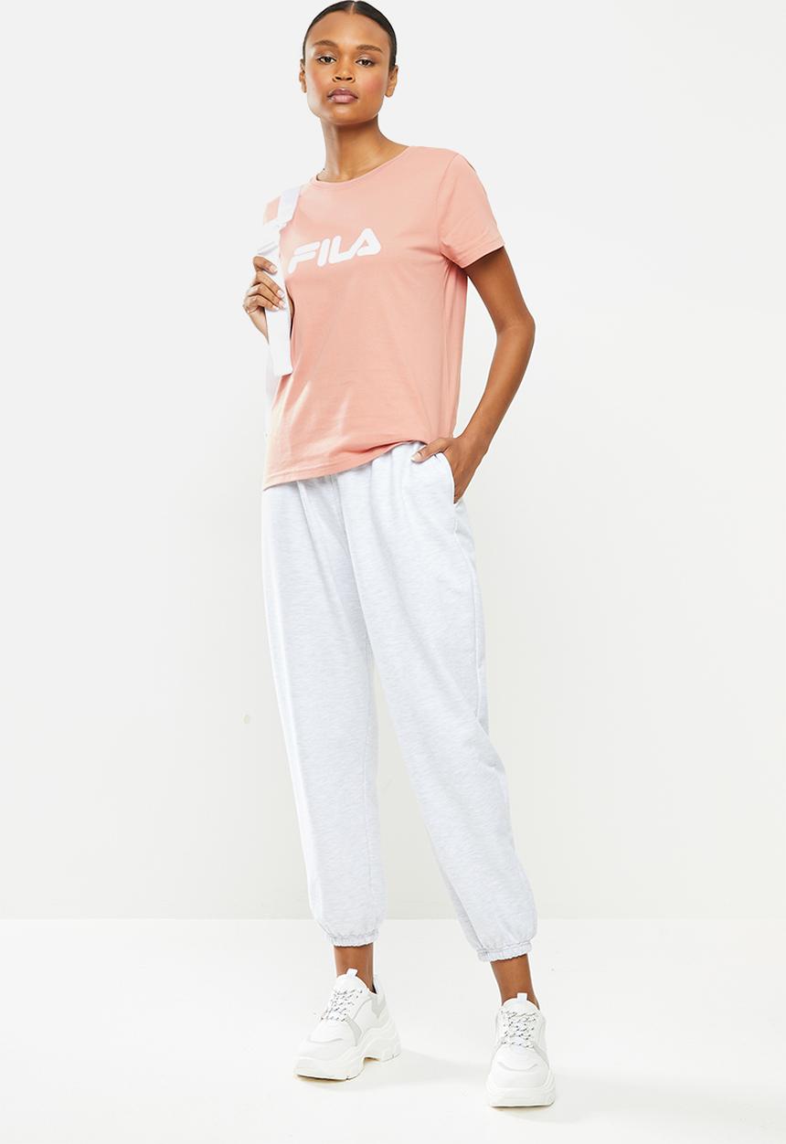 FILA - Mono deckle standard t-shirt - dusty pink 