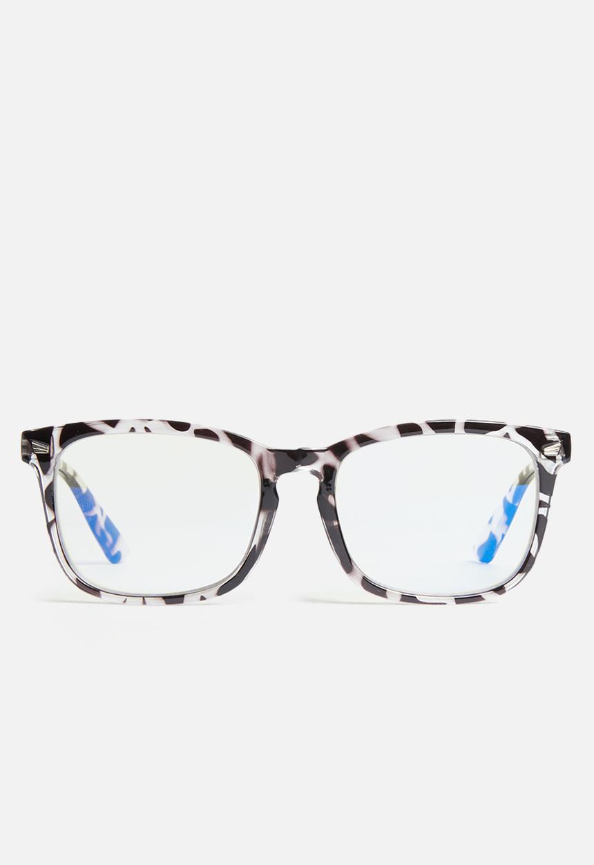 Sophie Moda - Anti-blue light classic colourful fashion 2 pack - black & white 