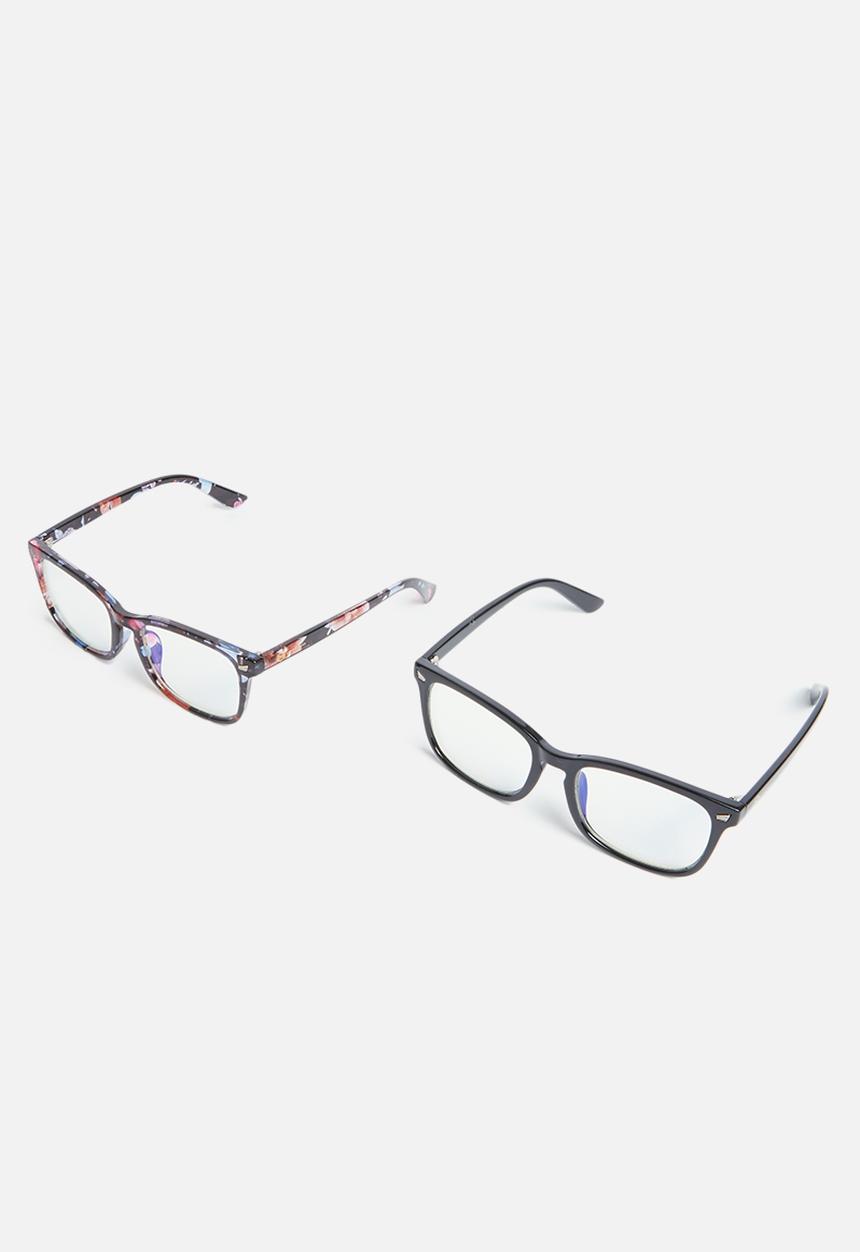Sophie Moda - Anti-blue light classic colourful fashion 2 pack - multi 