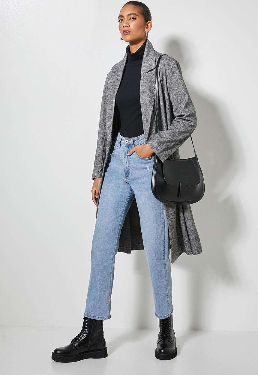 Superbalist - 2 Pack rib poloneck tops - mocha & black