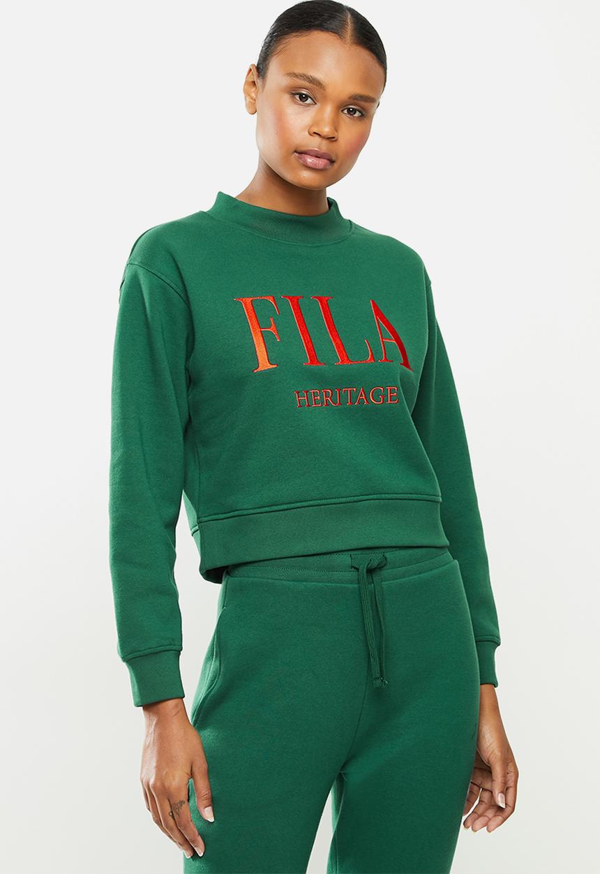 FILA - Lady sweatshirt polar neck - green