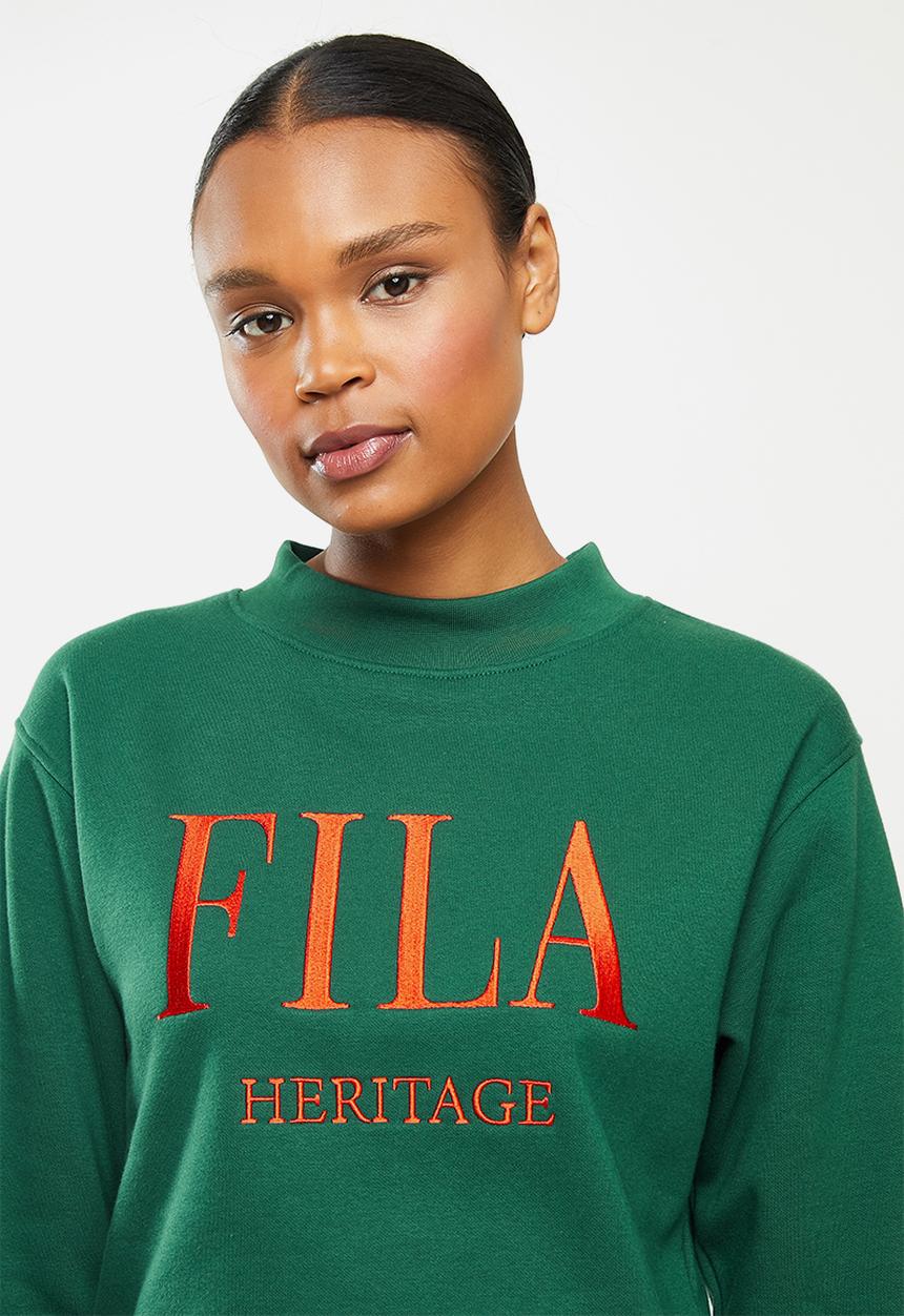FILA - Lady sweatshirt polar neck - green