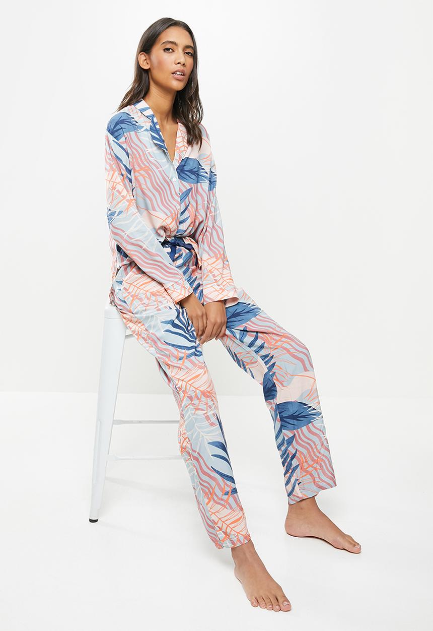 Superbalist - Sleep shirt & pants set - multi