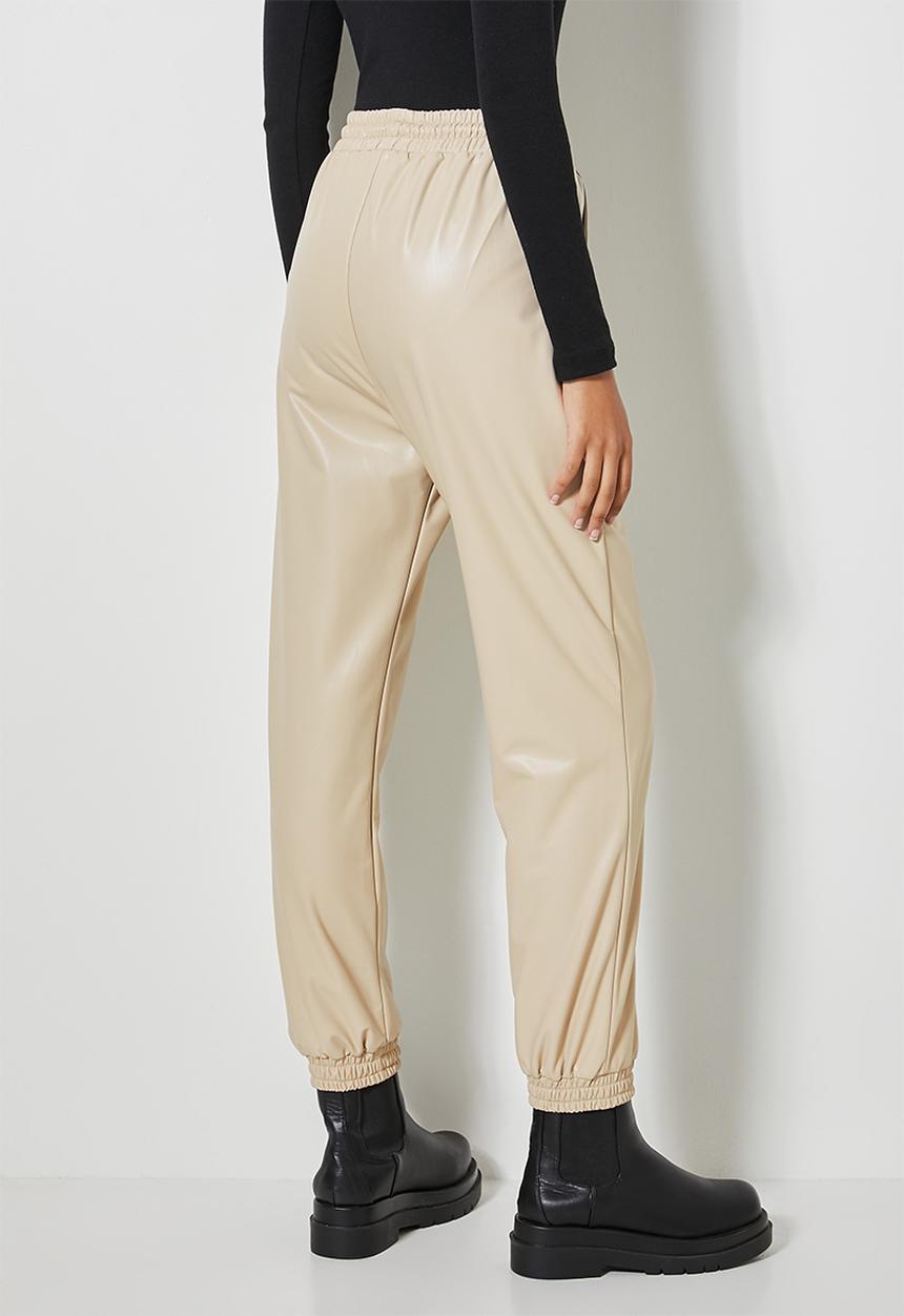 Superbalist - PU jogger - toffee