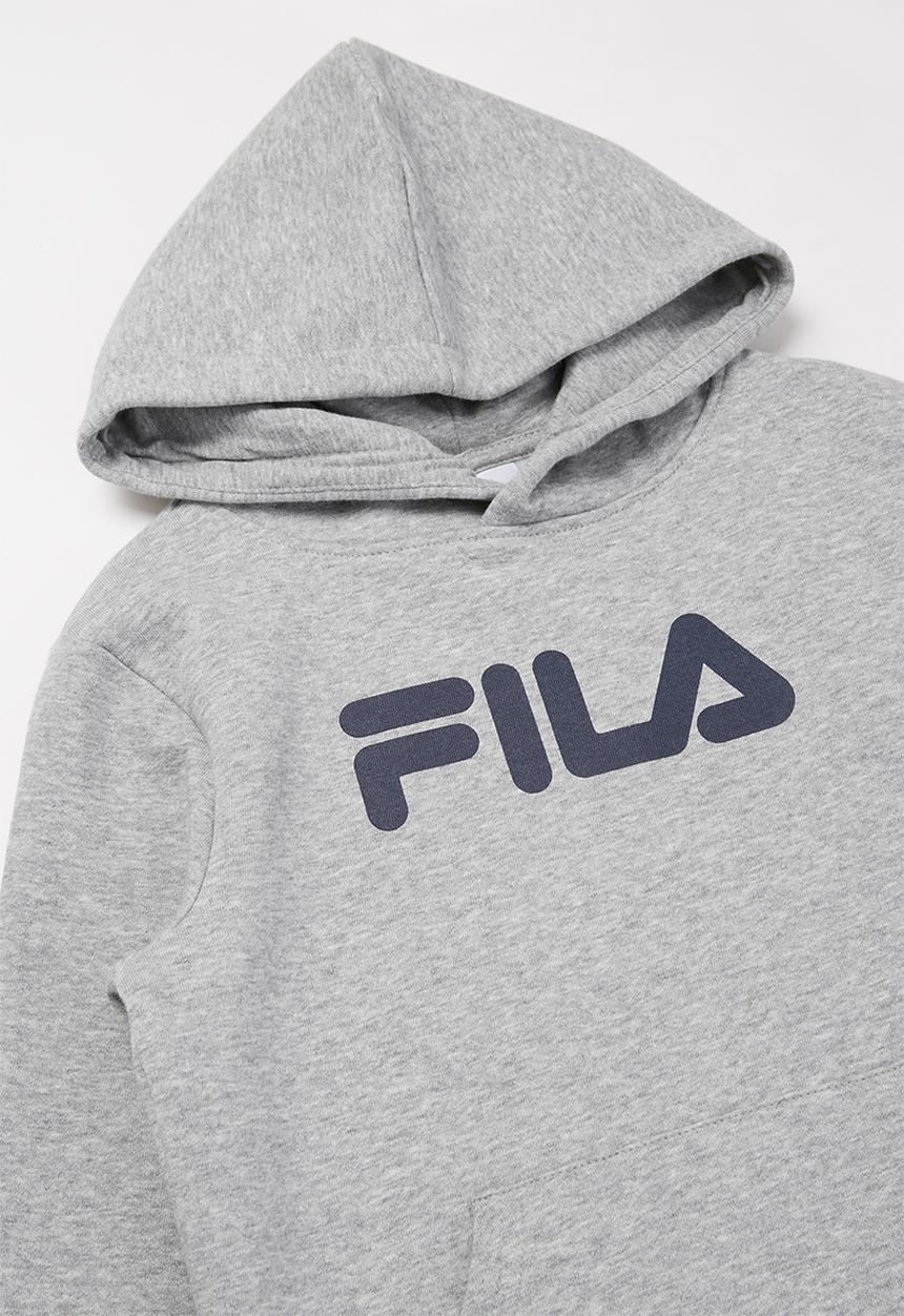 FILA - Mono deckle hoodie - grey
