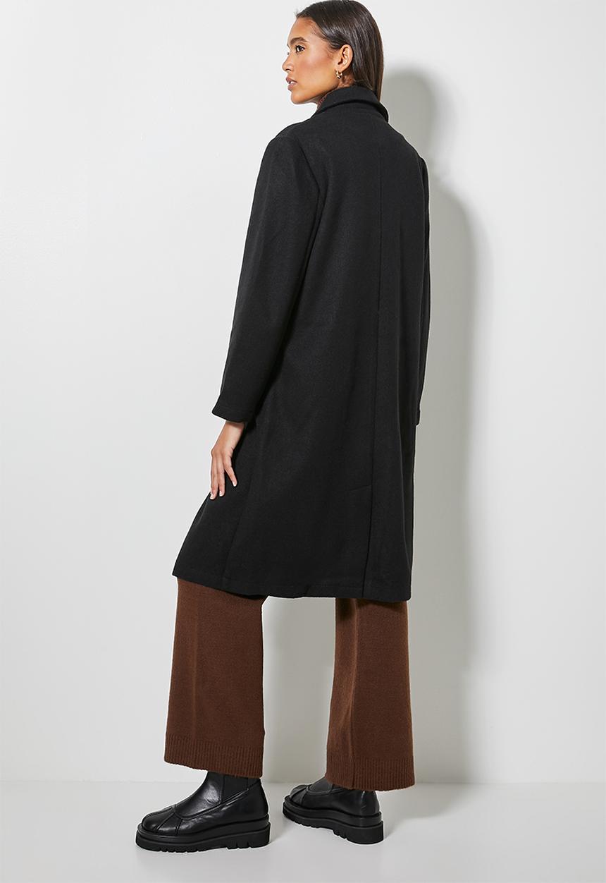 Superbalist - Boyfriend coat - black