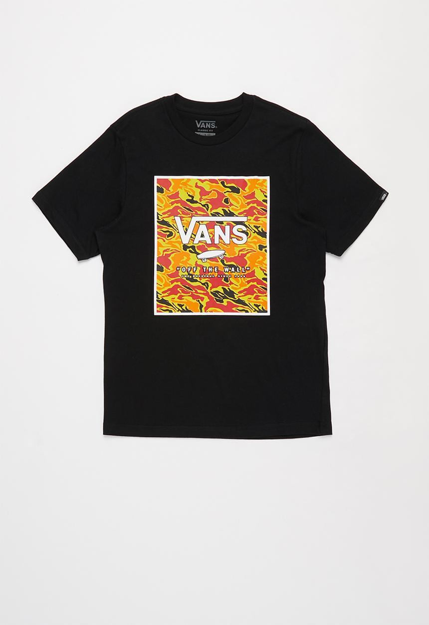 Vans - Print box long sleeve tee - black