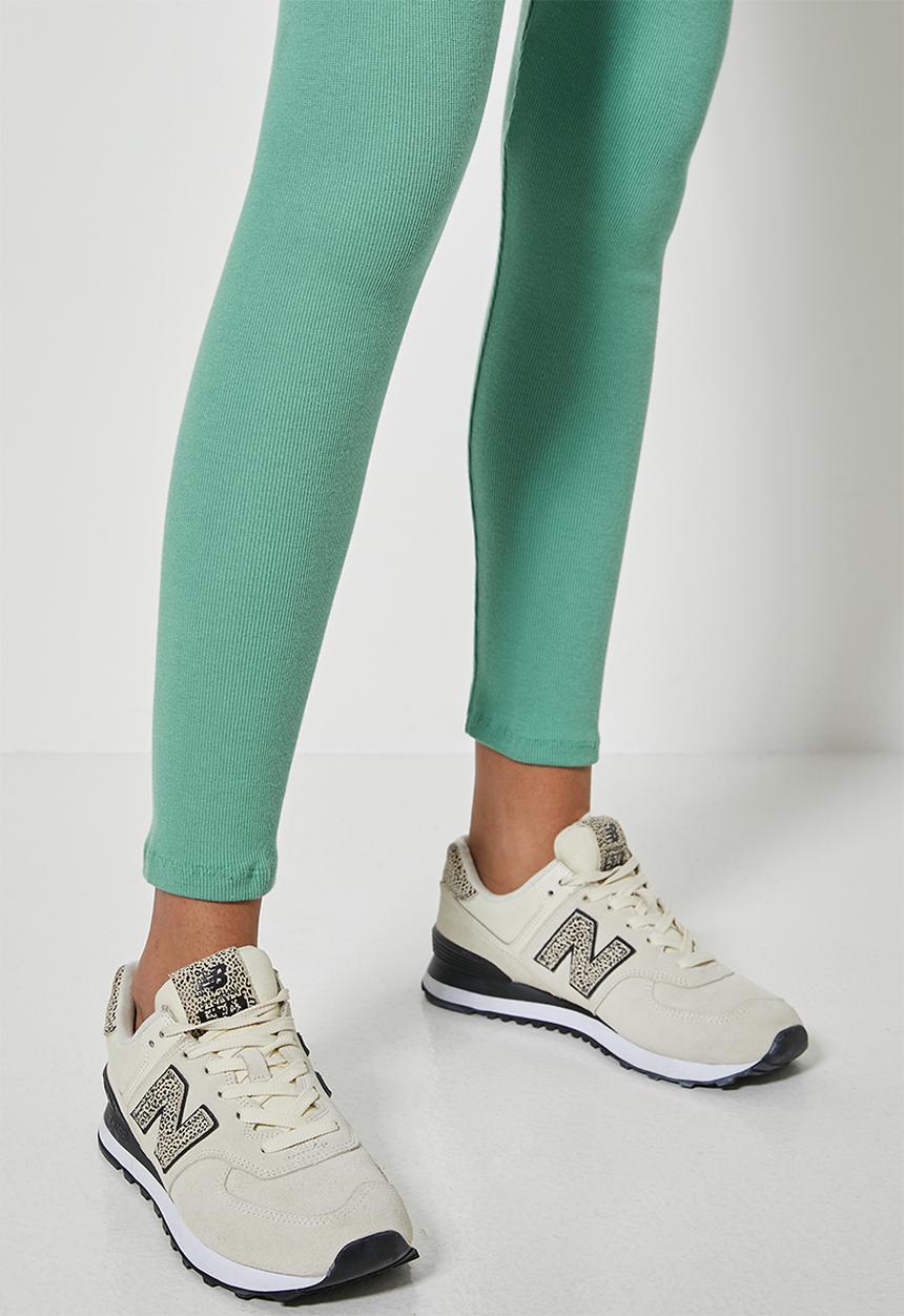 Superbalist - 7/8 rib leggings - deep sage