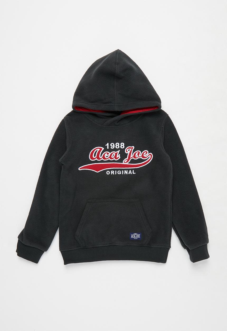 Aca Joe - Pre-boys core fleece hoody - charcoal