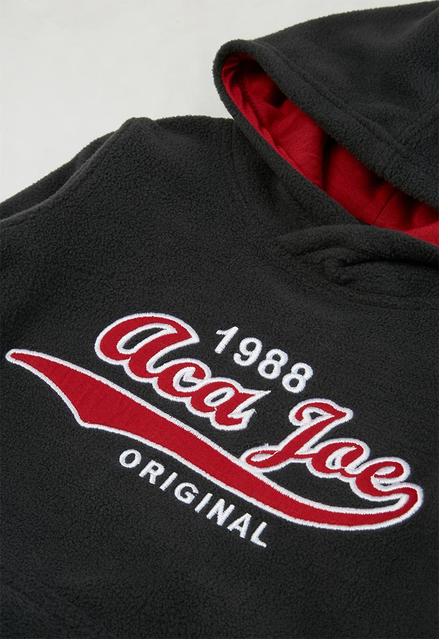 Aca Joe - Pre-boys core fleece hoody - charcoal
