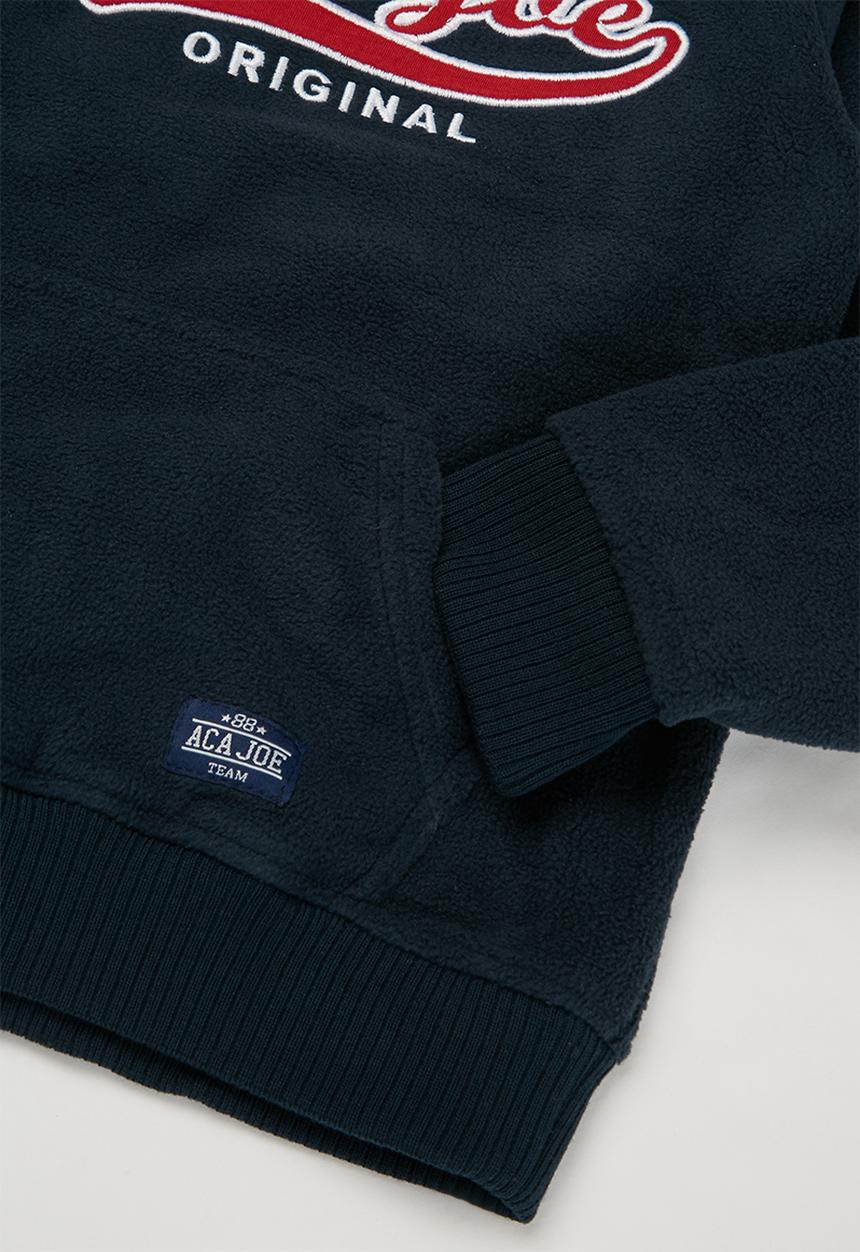 Aca Joe - Pre-boys core fleece hoody - navy