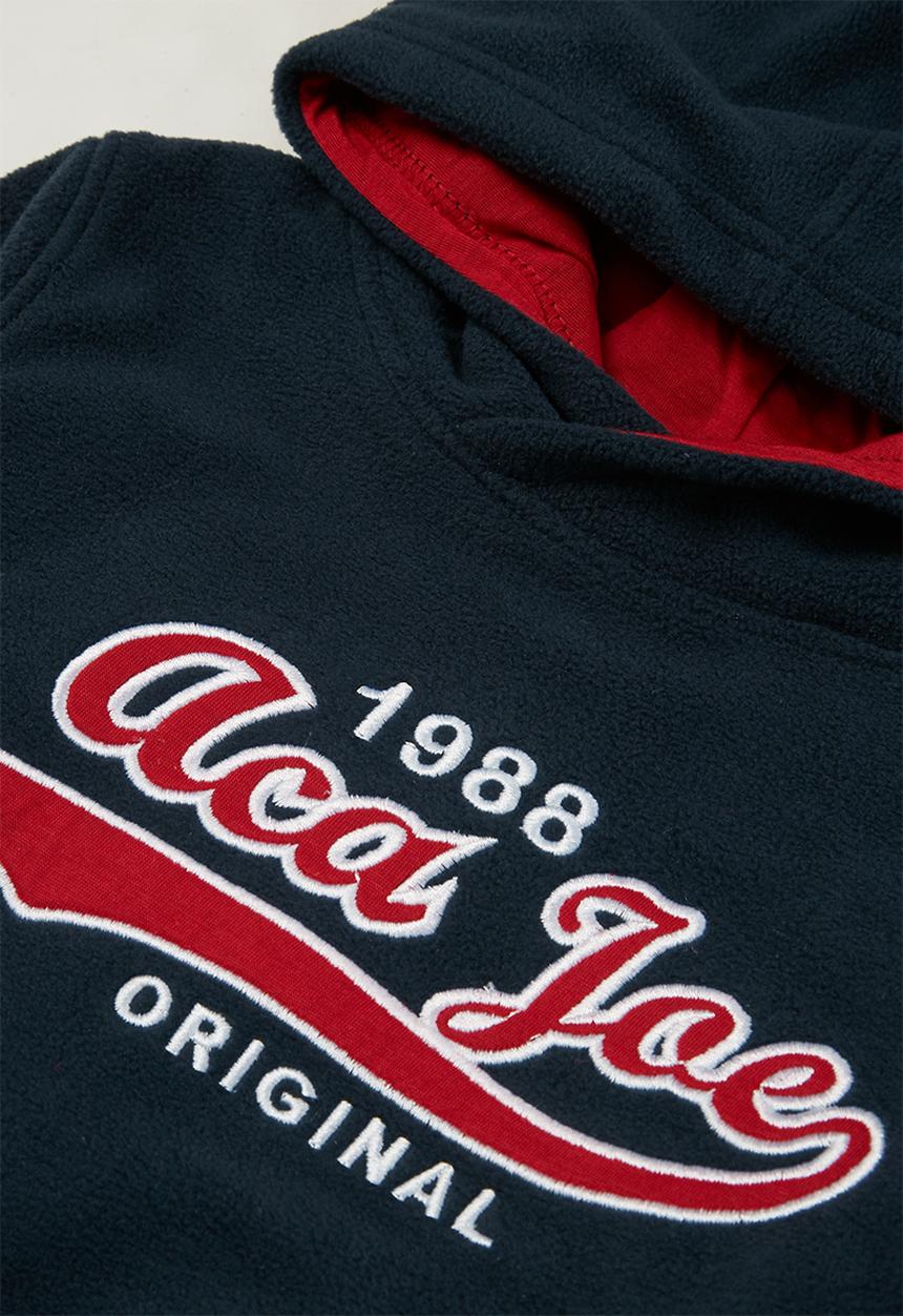 Aca Joe - Pre-boys core fleece hoody - navy