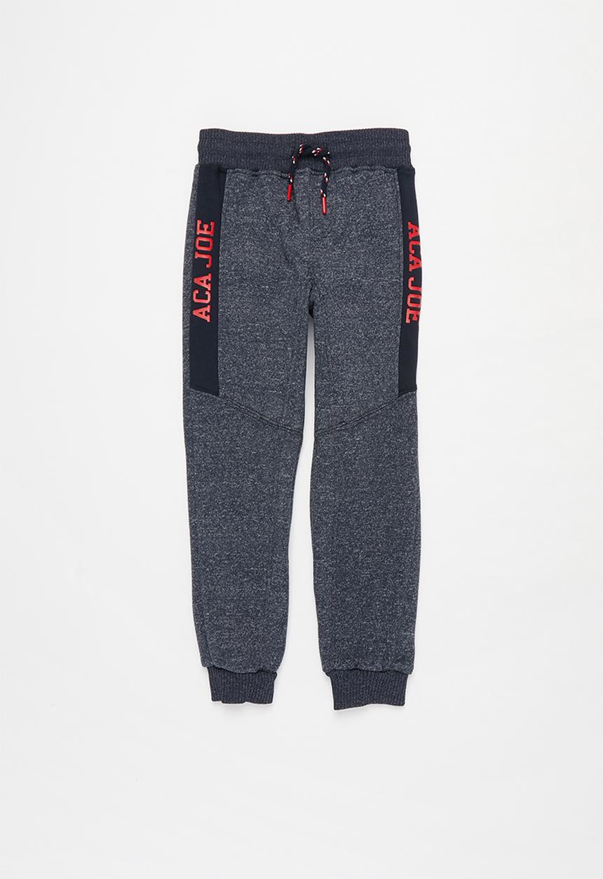 Aca Joe - Pre-boys brushed grindle jogger - navy