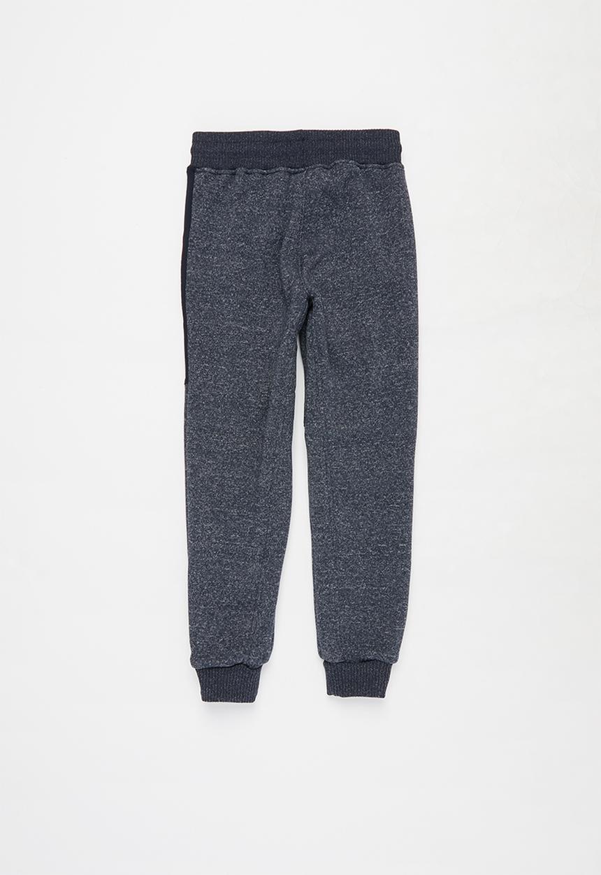Aca Joe - Pre-boys brushed grindle jogger - navy