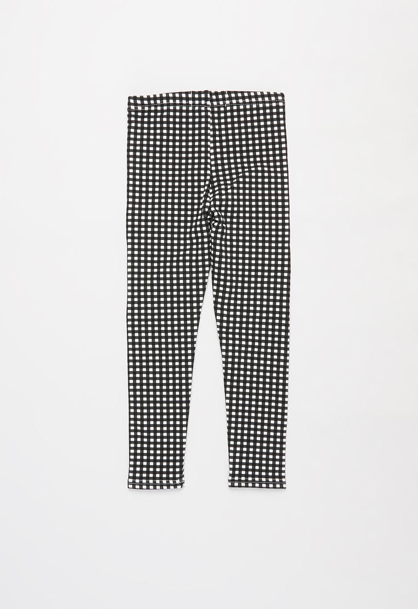 Cotton On - Fleece legging - black & white 