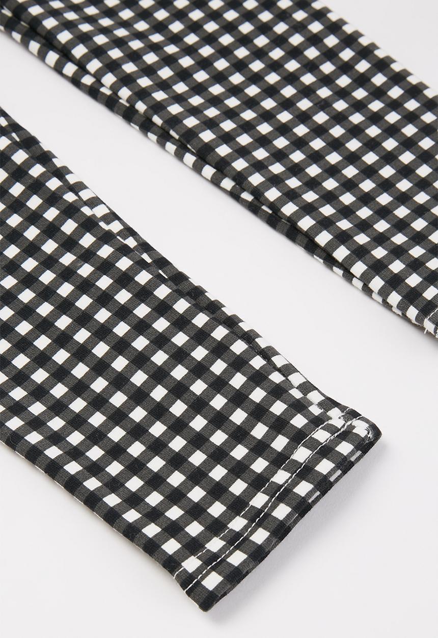 Cotton On - Fleece legging - black & white 