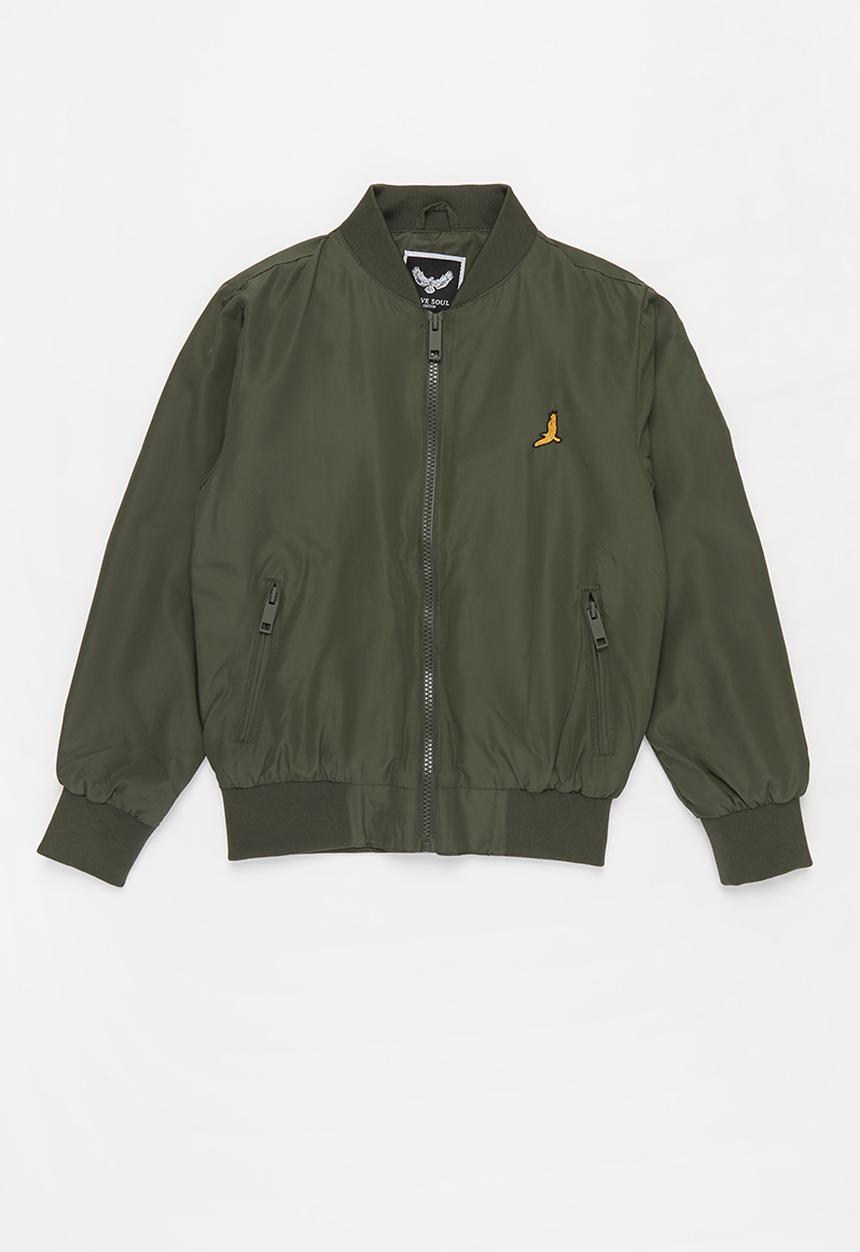 Brave Soul - Sanjay bomber jacket - khaki