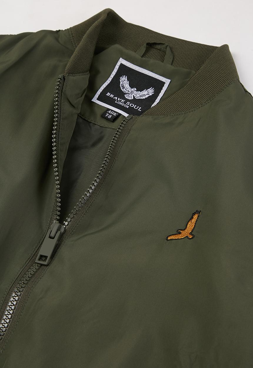 Brave Soul - Sanjay bomber jacket - khaki